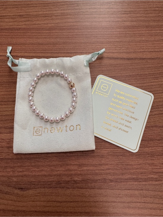 enewton Jewelry - ENewton Pearl Stretch Bracelet with Gold Color Accent
